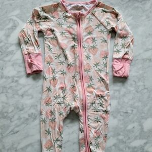 Caden Lane Pink Strawberry Patterned Pajamas